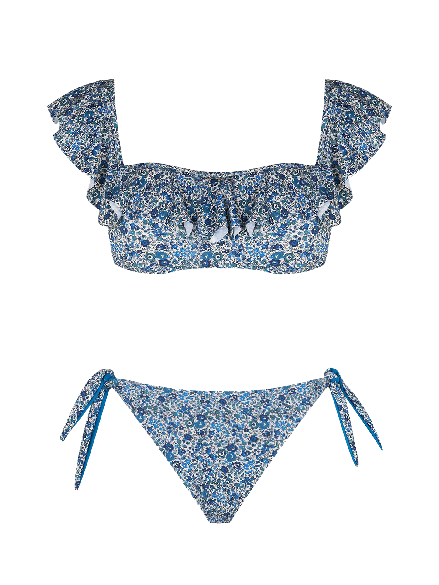 Bikini a spalle coperte con stampa floreale | EDIZIONE SPECIALE LIBERTY