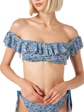 Bikini a spalle coperte con stampa floreale | EDIZIONE SPECIALE LIBERTY