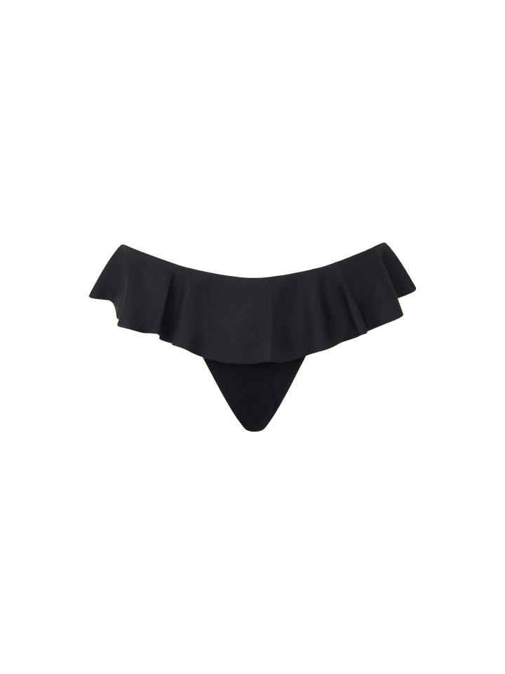 Bikini da donna a fascia colore nero