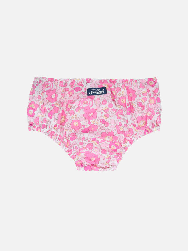 Bloomer per neonata Pimmy con stampa Betsy | REALIZZATO CON TESSUTO LIBERTY