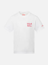 Jungen-T-Shirt mit St.-Barth-Habitué-Stickerei