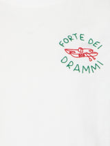 Boy cotton jersey t-shirt Portofino Jr with Forte dei Drammi embroidery  | INSULTI LUMINOSI SPECIAL EDITION