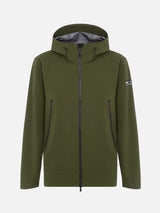 Man military green 3-layers hooded jacket Parson