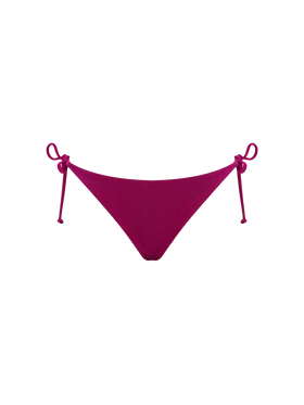 Fucsia pleated swim briefs