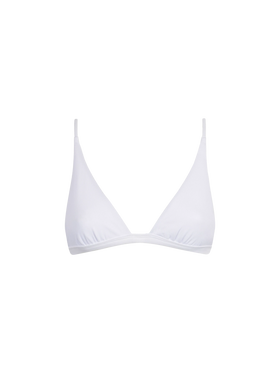 White ribbed triangle