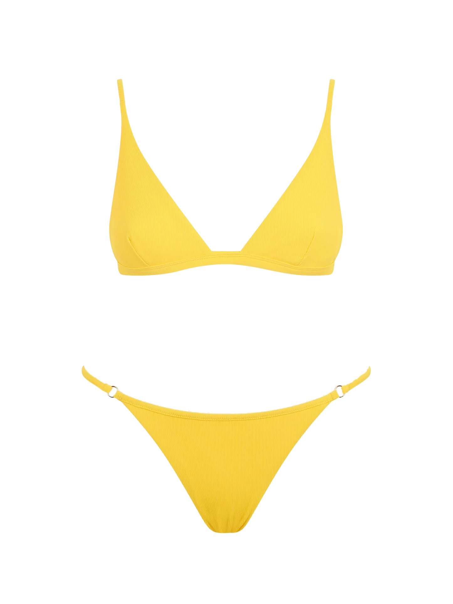 Woman yellow triangle bikini - MC2 Saint Barth