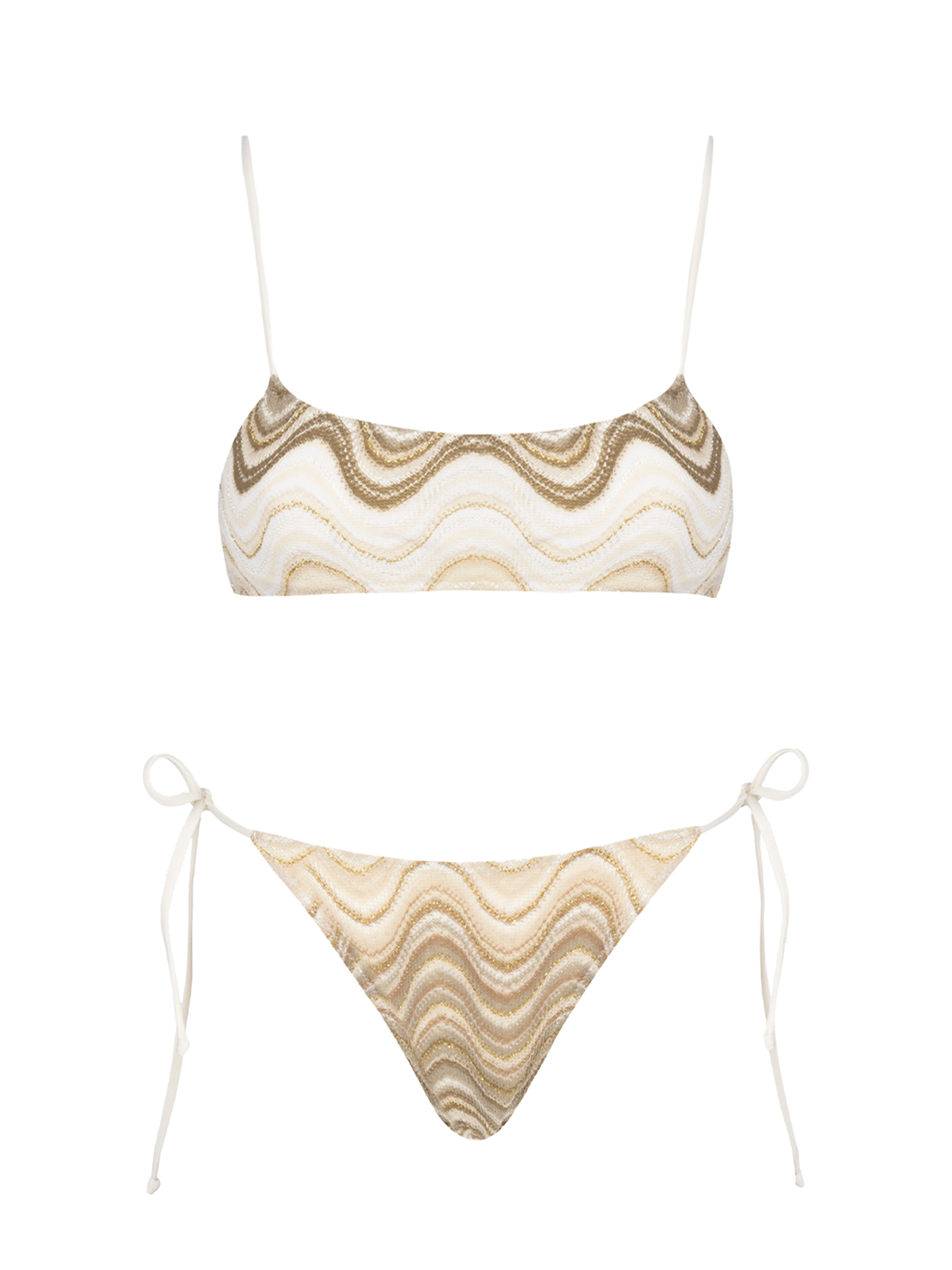Damen-Bralette-Bikini aus Raschelstrick Sadie Marielle