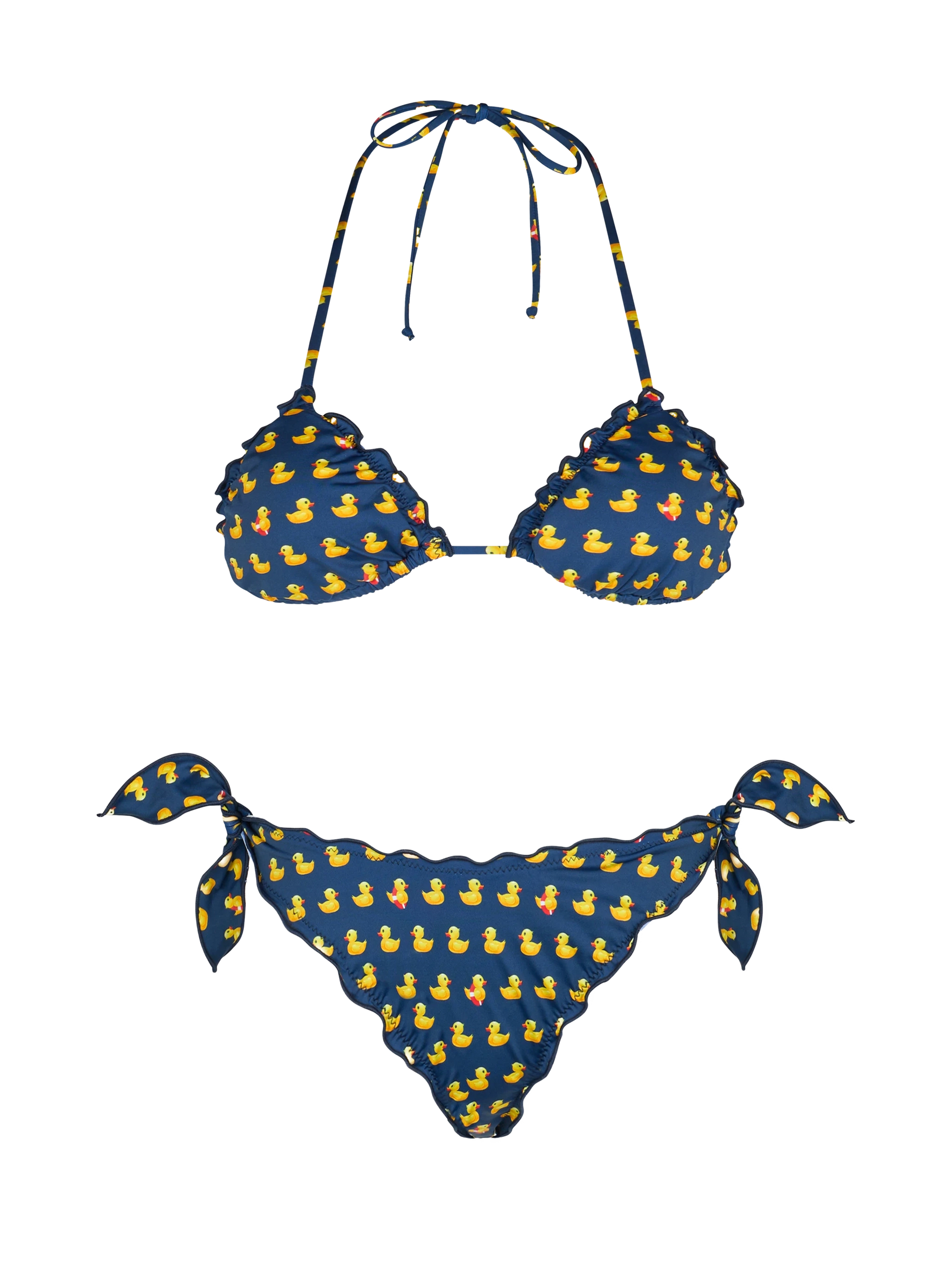 Woman ducky classic triangle bikini Sagittarius Moon – MC2