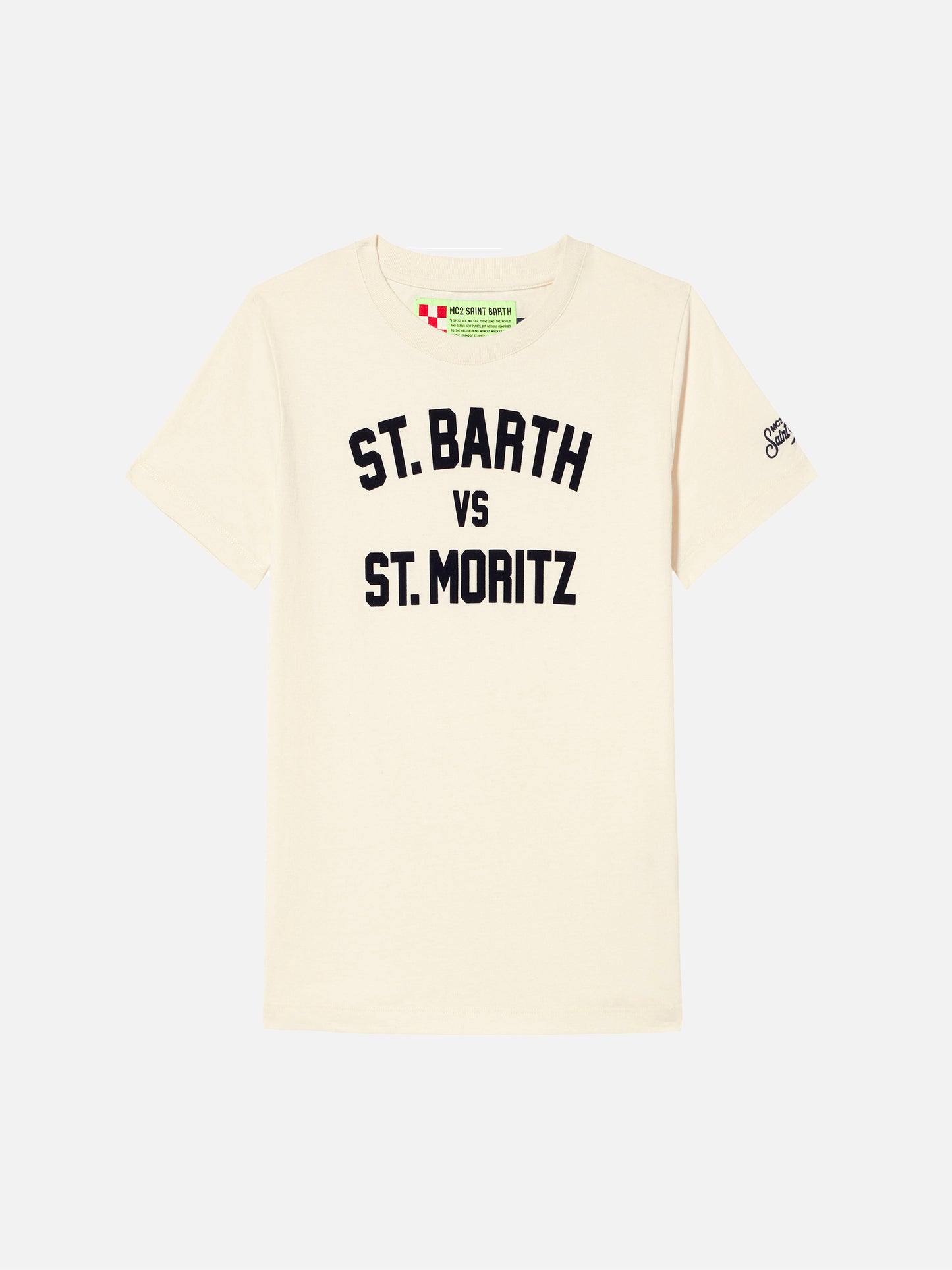 Jungen-T-Shirt mit St. Barth vs. St. Moritz