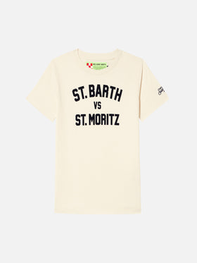 Jungen-T-Shirt mit St. Barth vs. St. Moritz