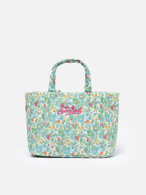 Betsy quilted Soft Tote Mid bag | MADE WITH LIBERTY FABRIC - MC2 Saint Barth