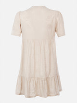 Woman Sangallo lace cotton short dress Siara