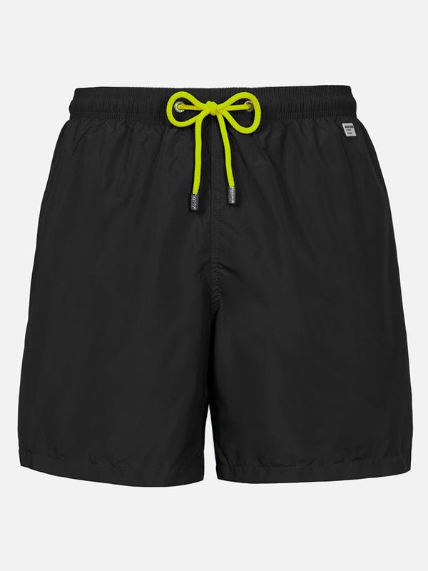 Man lightweight fabric black swim shorts Lighting Pantone | PANTONE® SPECIAL EDITION