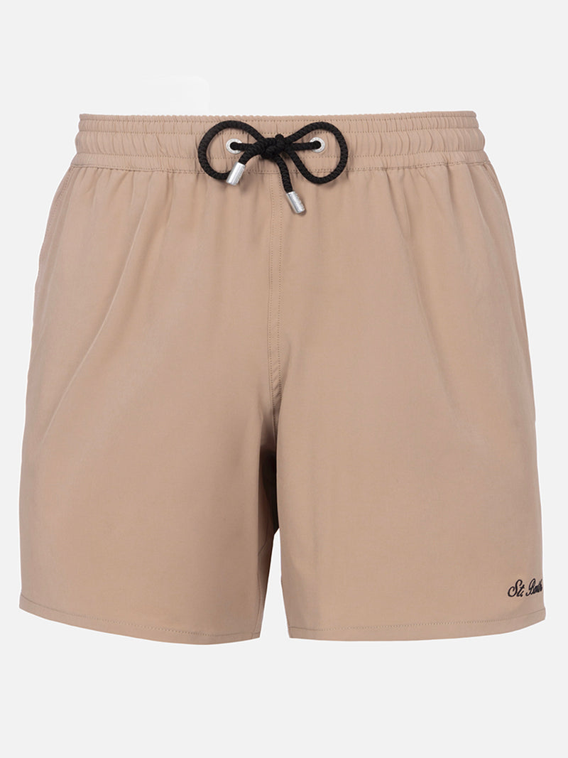 Man beige Comfort swim shorts