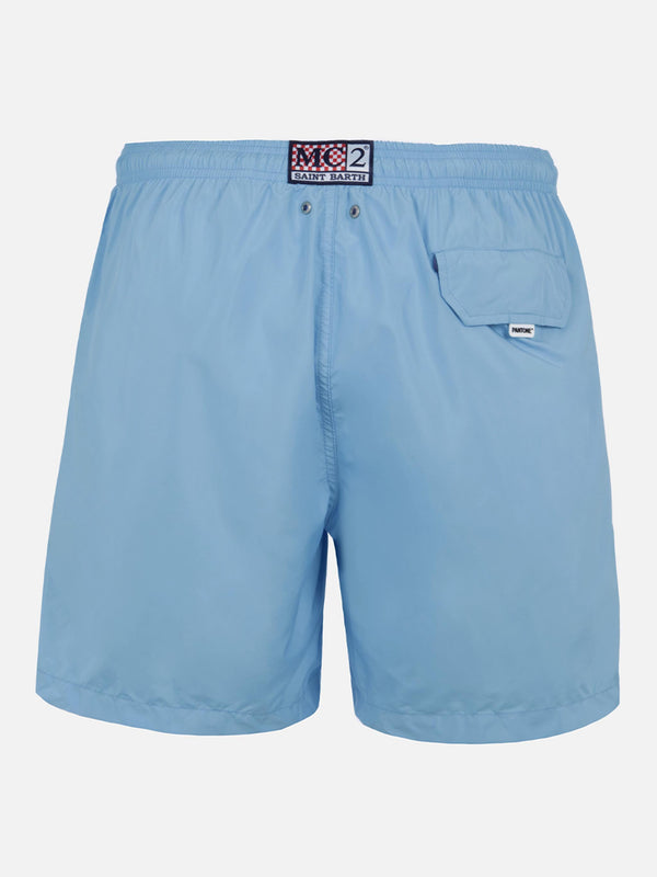 Man light blue swim shorts | PANTONE™ SPECIAL EDITION