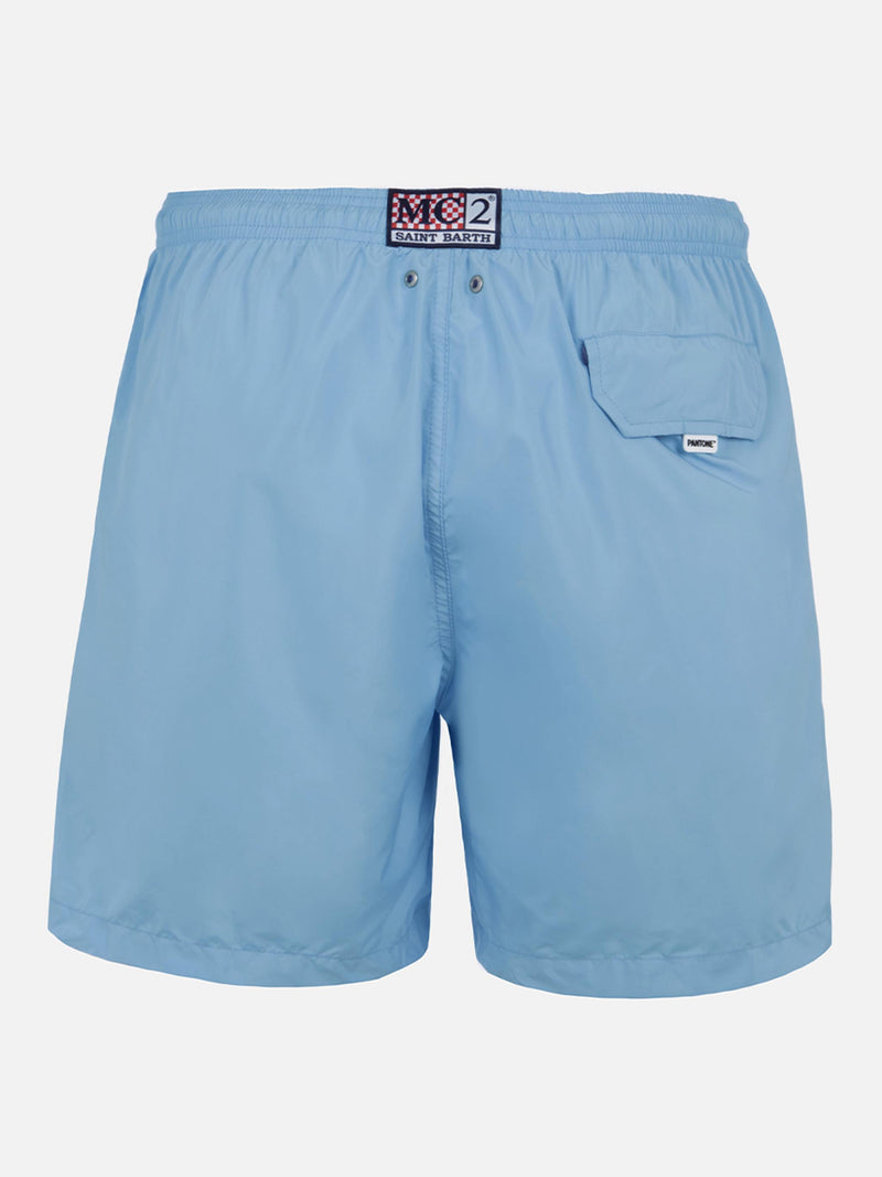 Man light blue swim shorts | PANTONE® SPECIAL EDITION