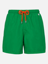 Man lightweight fabric grass green swim-shorts Lighting Pantone | PANTONE SPECIAL EDITION