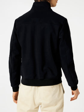 Man mid-weight black bomber jacket Traveler