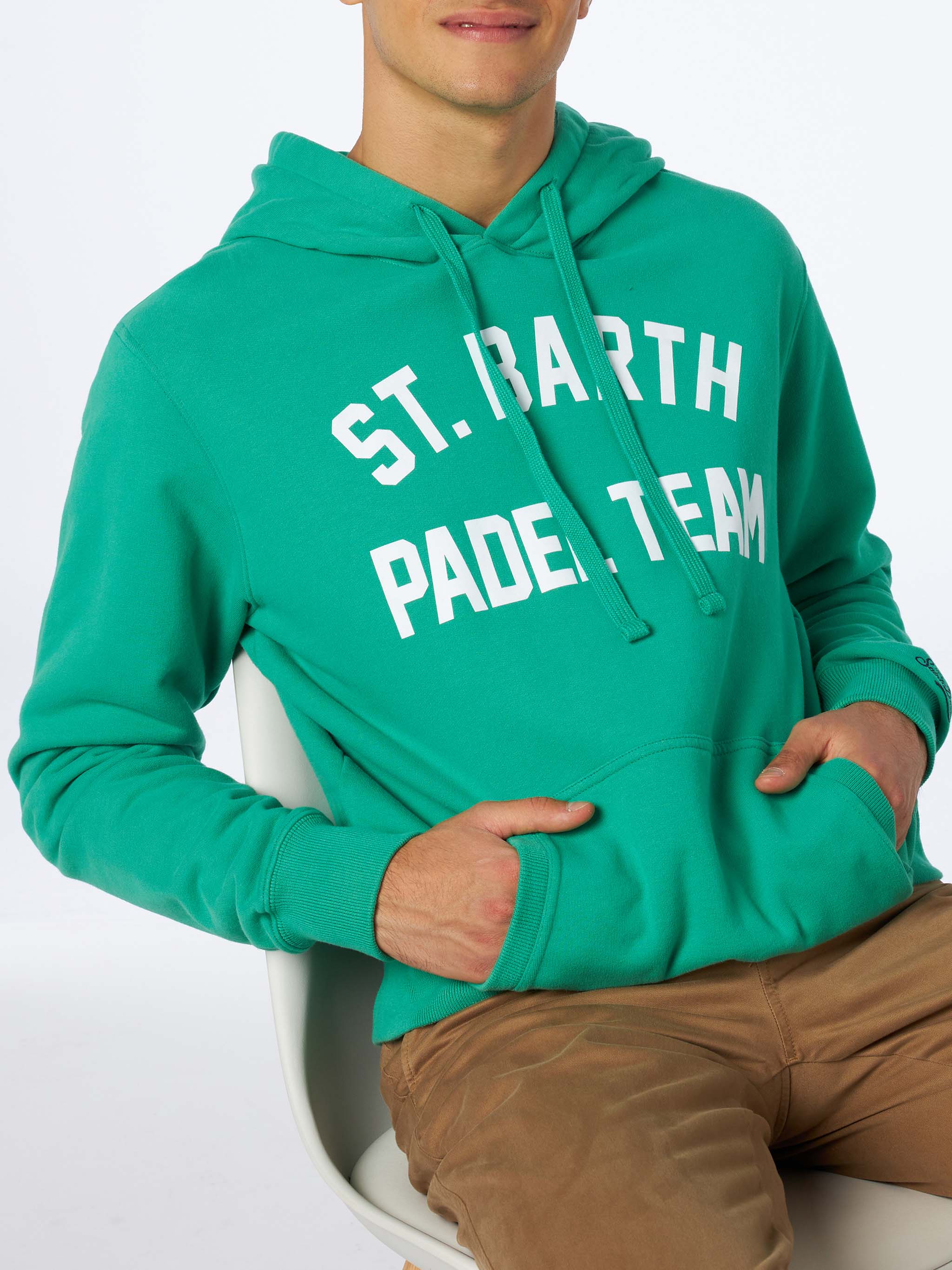 スウェット・トレーナー MC2 Saint Barth CARREL - Sweatshirt in technical fabric MC2 Saint Barth Carrel - Sweatshirt In Technical Fabric