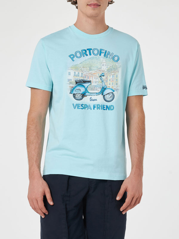 Man t-shirt with Portofino Vespa Friend placed print | VESPA SPECIAL EDITION