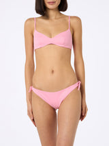 Woman pink scoop bralette bikini May Yali