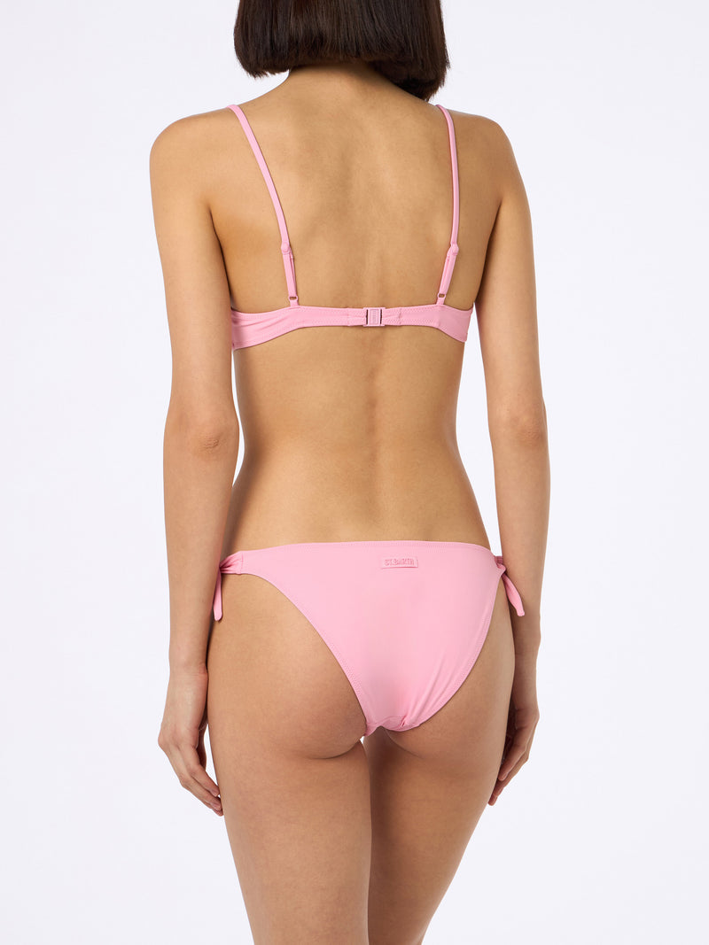 Woman pink classic swim briefs Yali