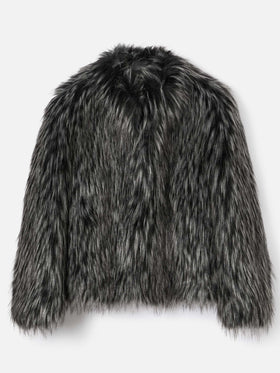 Artika Jacke aus Faux Fur mit Silver-Fox-Effekt 