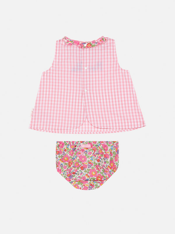 Abbie cotton top and bloomers with Besty print | MADE WITH LIBERTY FABRIC