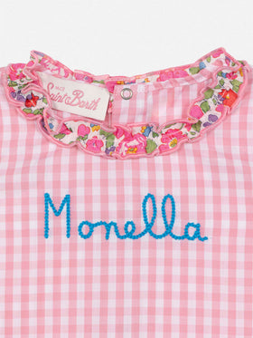 Abbie Baumwolltop und Pumphose mit Besty-Aufdruck | HERGESTELLT AUS LIBERTY-STOFF
