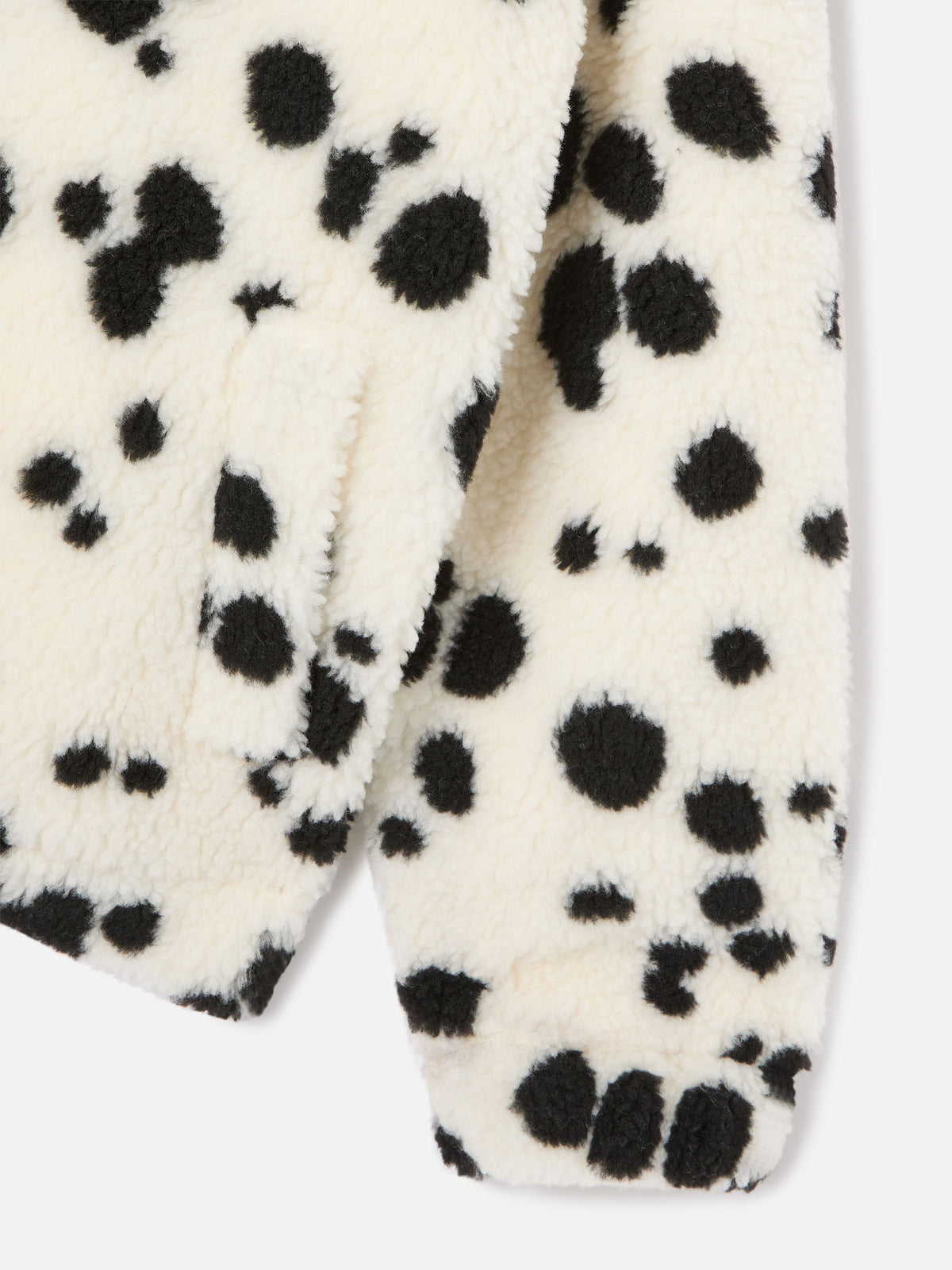 Giacca Abel panna in tessuto teddy con motivo dalmata | Special edition