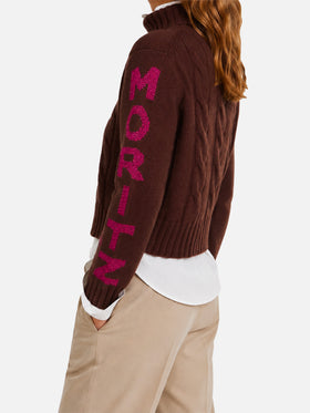 Rollkragenpullover Adler mit Saint Moritz-Jacquard 