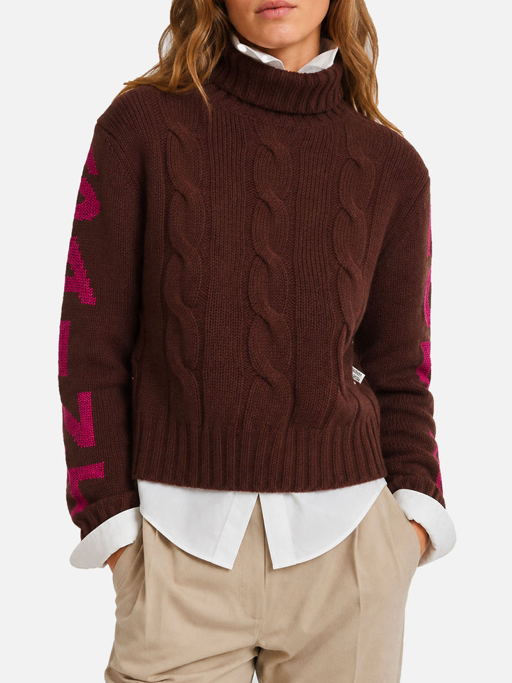 Adler turtleneck sweater with Saint Moritz jacquard