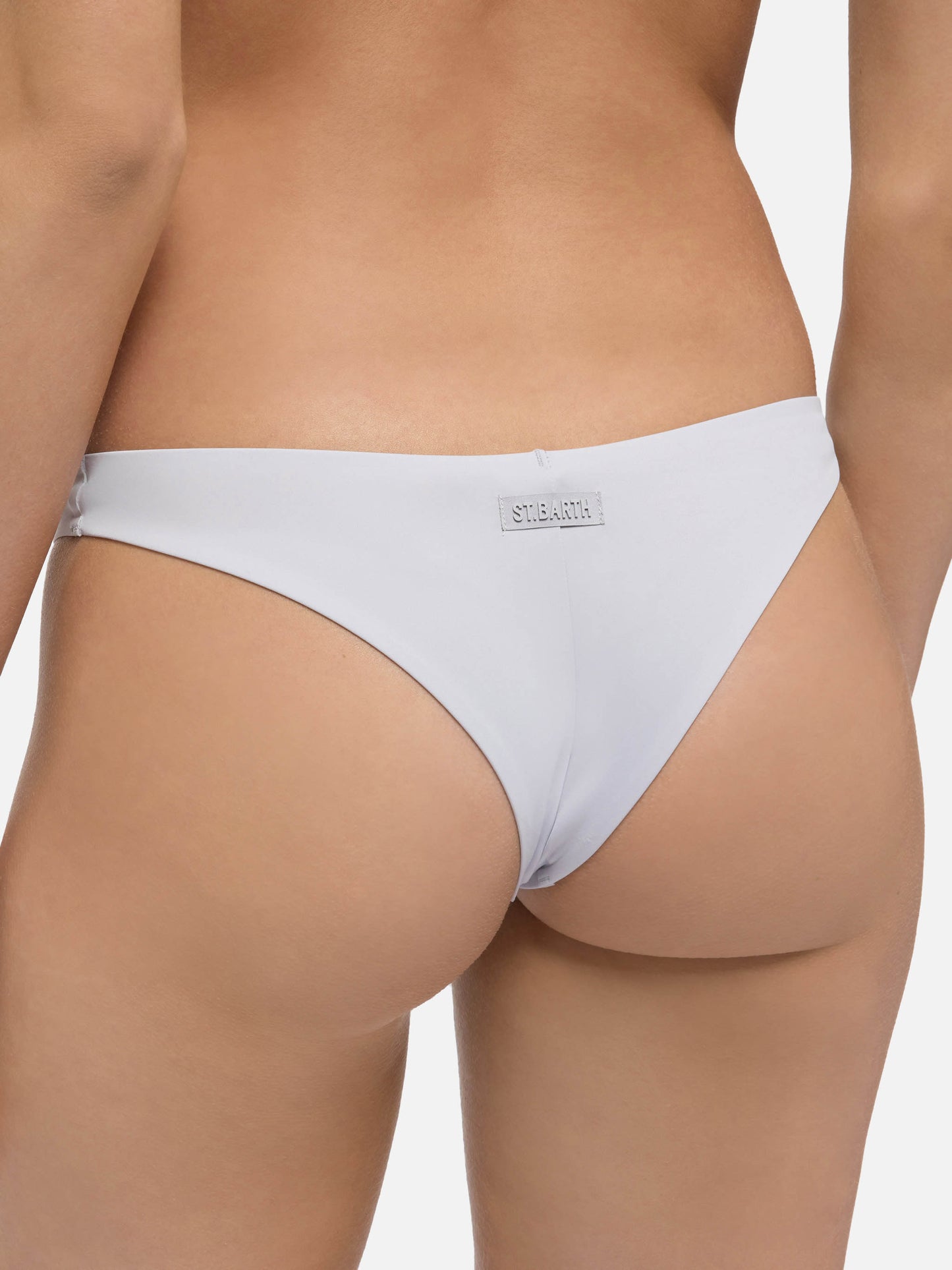 Afrodite heatsealed silver cheeky swim briefs - MC2 Saint Barth