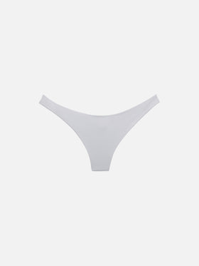 Afrodite heatsealed silver cheeky swim briefs - MC2 Saint Barth