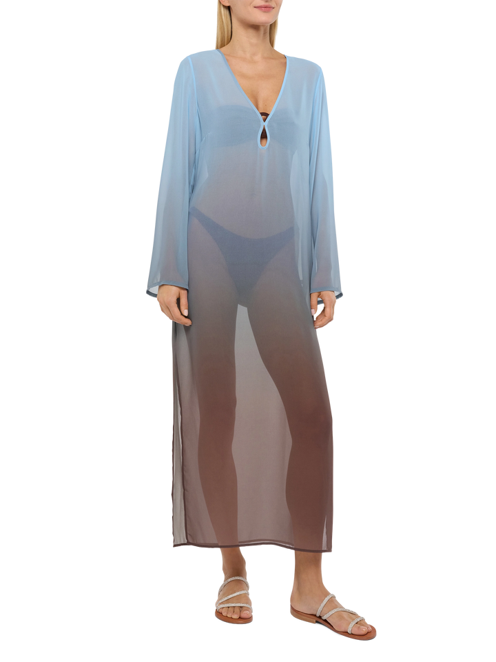 Agatha Georgette-Maxikleid