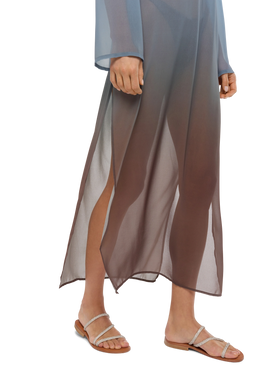 Agatha Georgette-Maxikleid