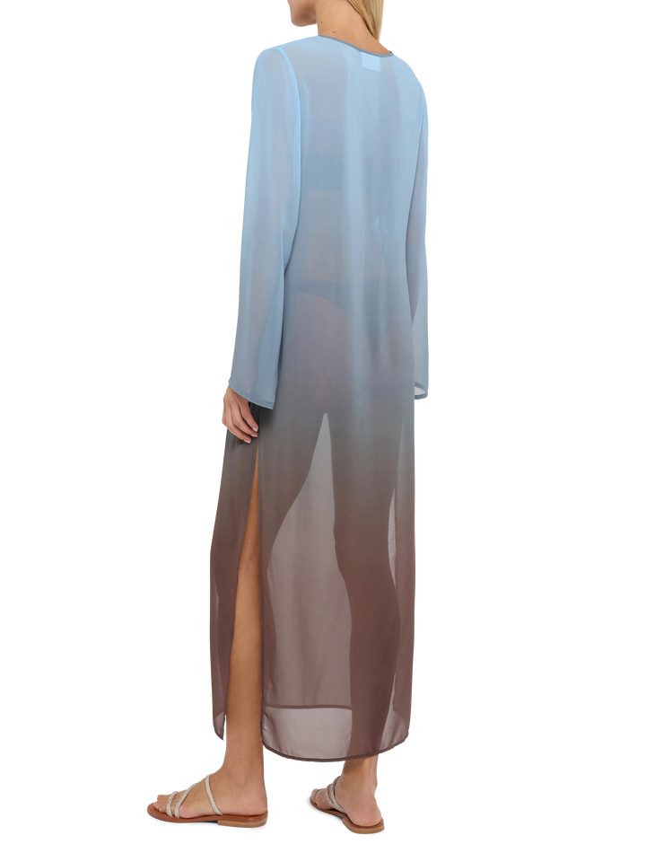 Agatha Georgette-Maxikleid