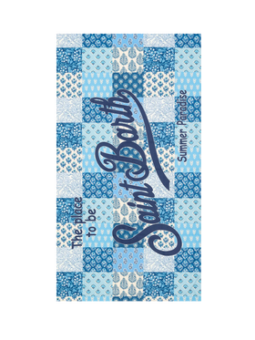 Mikrofaser-Strandtuch Aidan mit Blumenpatch-Print