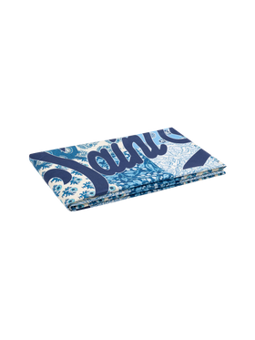 Mikrofaser-Strandtuch Aidan mit Blumenpatch-Print