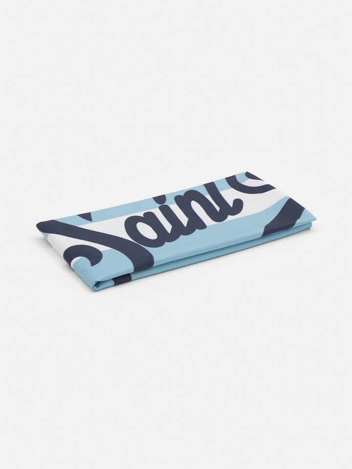 Microfiber beach towel Aidan with striped print - MC2 Saint Barth