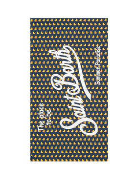 Microfiber beach towel Aidan with ducky print - MC2 Saint Barth