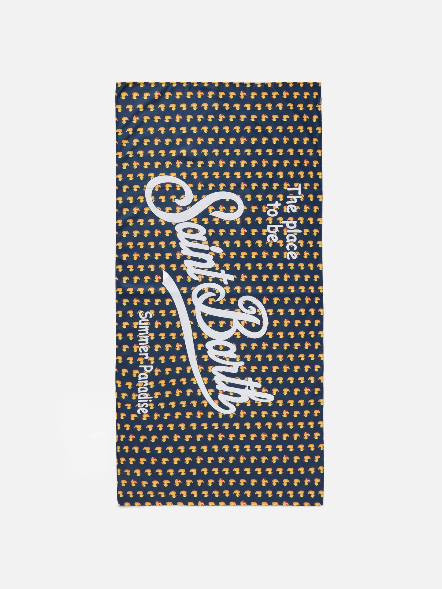 Aidan beach towel with Ducky print and logo