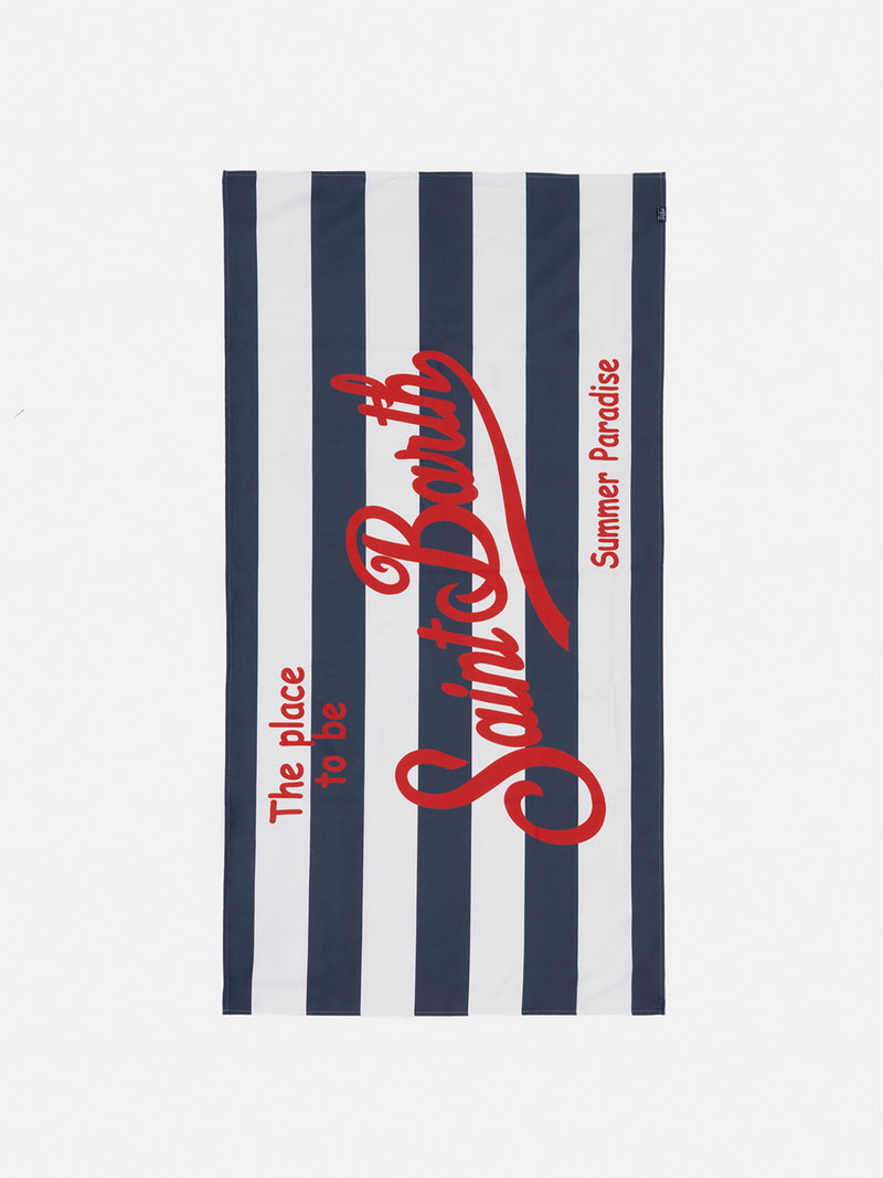 Microfiber striped beach towel Aidan