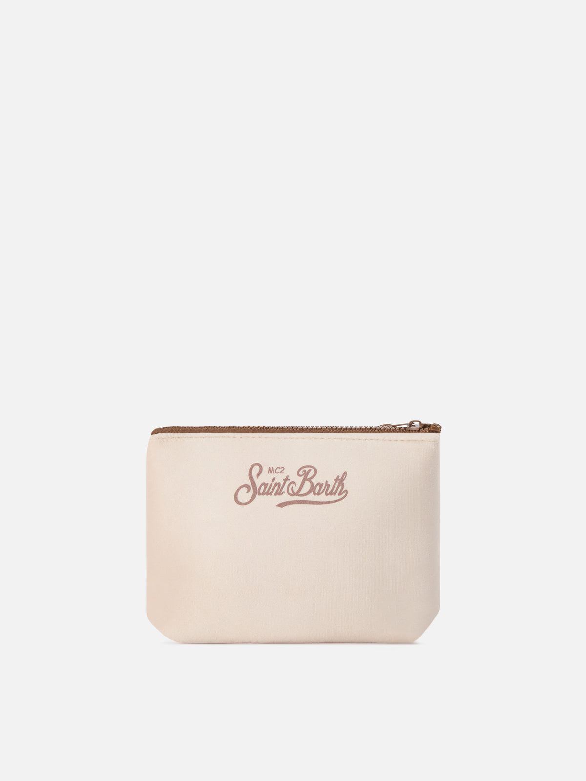 Beige Aline pochette with Cortina print