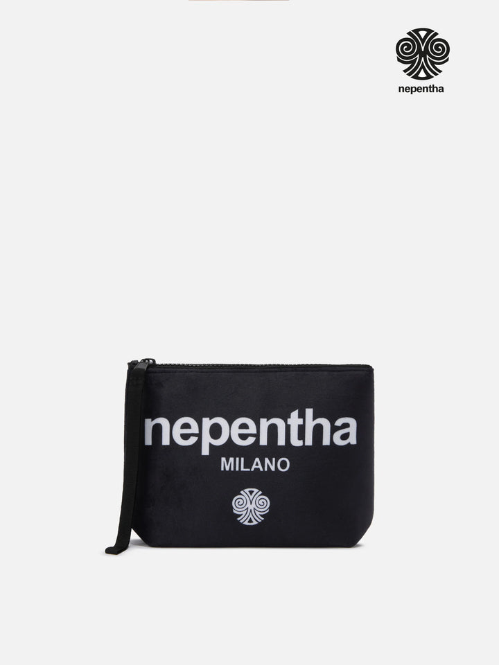 Pochette Aline effetto lana con stampa Nephenta | NEPENTHA SPECIAL EDITION
