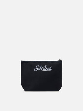 Aline Pouch in wool-effect fabric with St. Moritz print | ST. MORITZ TOP OF THE WORLD SPECIAL EDITION