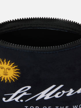 Aline Pouch in wool-effect fabric with St. Moritz print | ST. MORITZ TOP OF THE WORLD SPECIAL EDITION