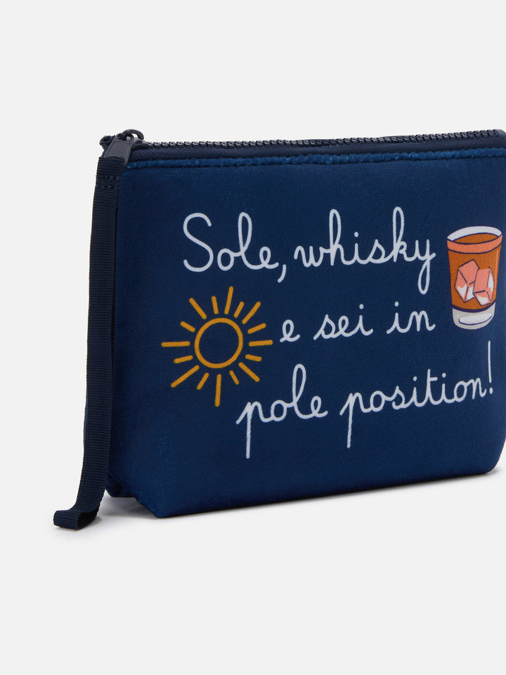 Wooly pochette Aline with Sole, whisky...print | VACANZE DI NATALE SPECIAL EDITION