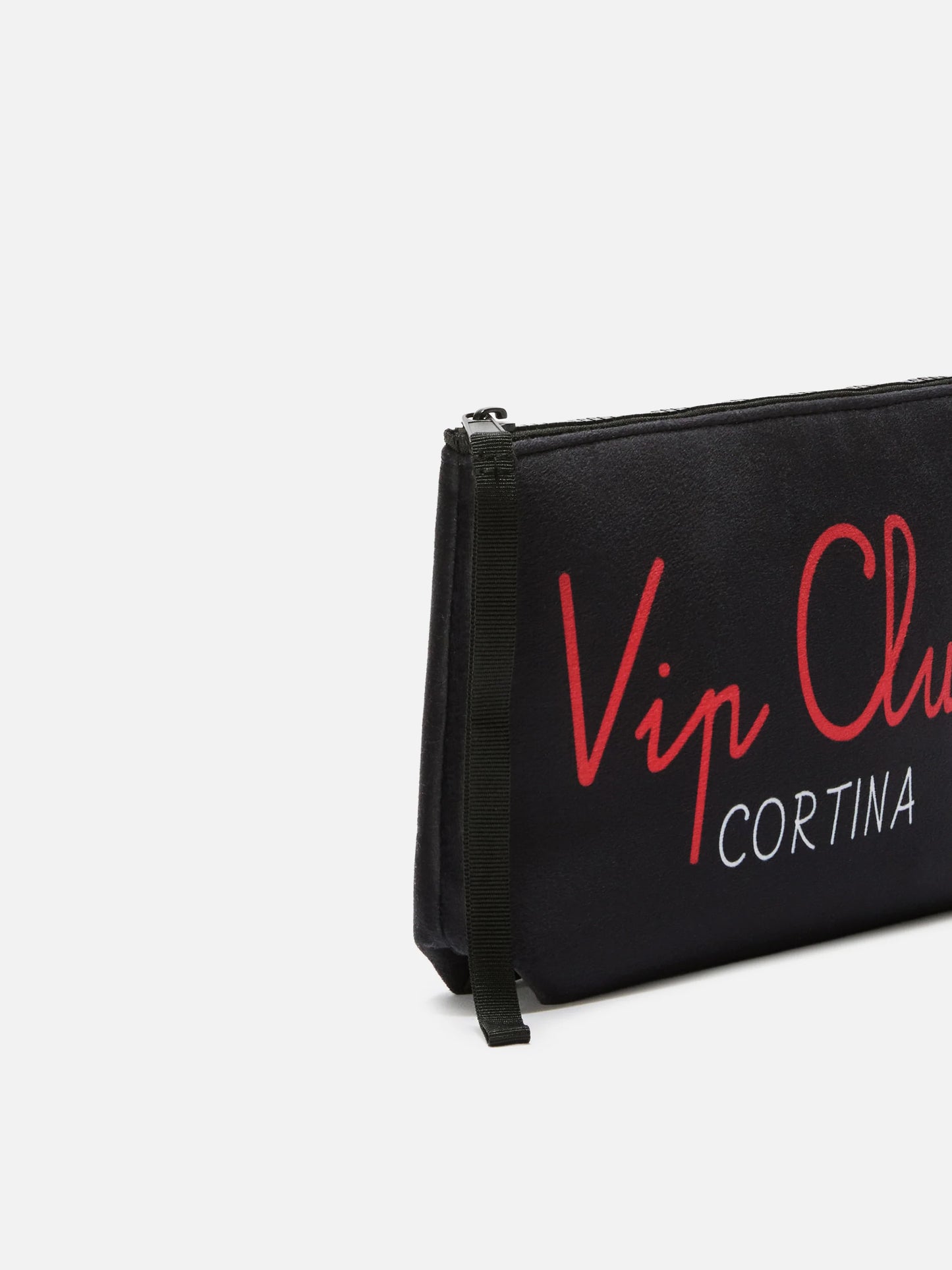 Aline-Pouch aus Wollimitat mit VIP-Club-Print | VIP CLUB SPECIAL EDITION