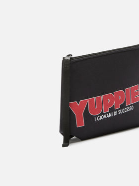 Pochette Aline effetto lana con stampa YUPPIES | YUPPIES SPECIAL EDITION